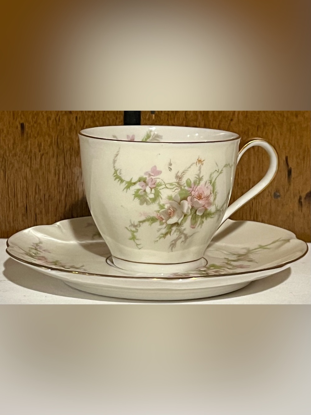 Theodore Haviland New York Rosalinde Demitasse Teacup and Saucer